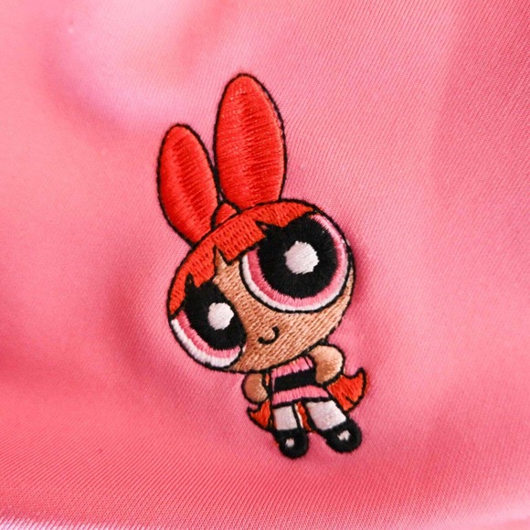 Cartoon Network Juniors Dress Powerpuff Girls Pink Mini A line Embroidery XL - Picture 11 of 11